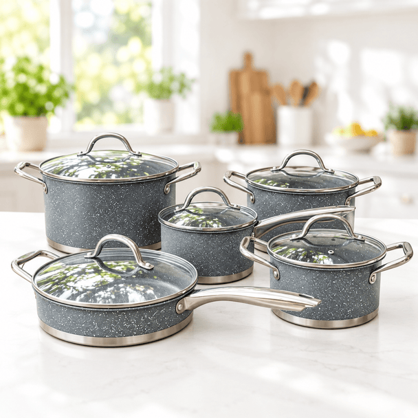 10-dijelni Set Granitnog Posuđa "YS-23017" - Zoro