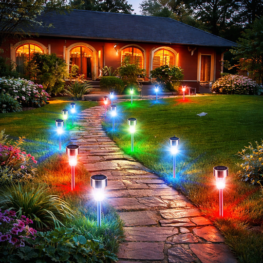 10 dijelni set Solarnih Lampi RGB - Zoro