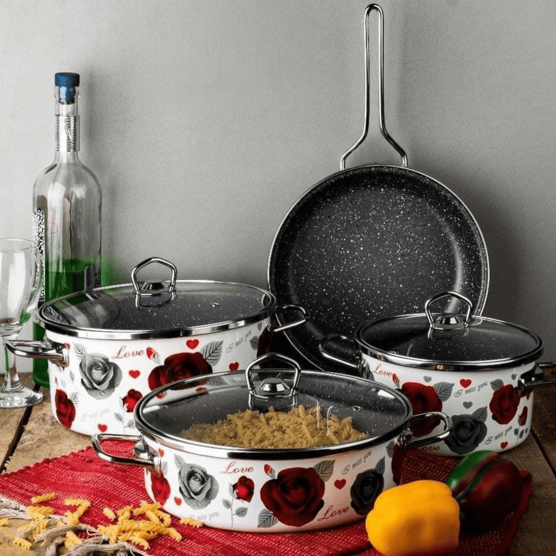 10u1 Granitni set posuđa "Netlon" - Zoro