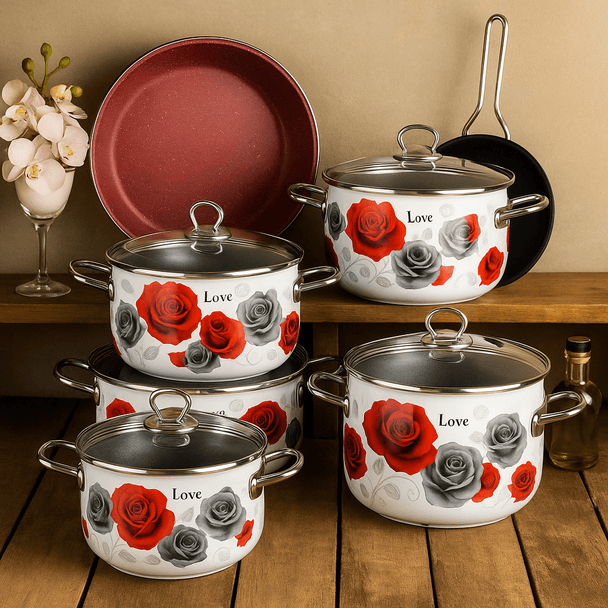 10u1 Granitni set posuđa "Netlon" - Zoro