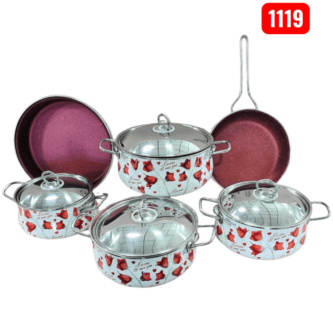 10u1 Granitni set posuđa "Netlon" - Zoro