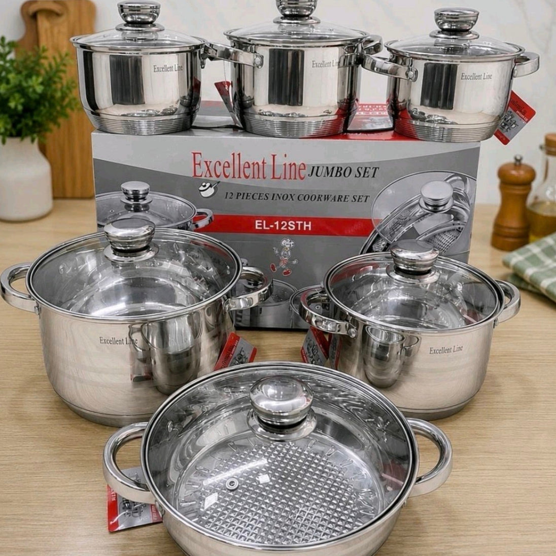 12-dijelni Set Posuđa Excellent Line INOX 18/10 - Zoro