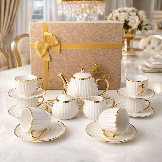 17 - dijelni Porculanski Set "Arabic Gold" - Zoro
