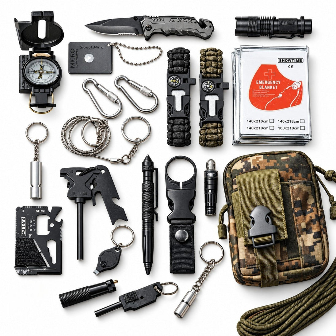 18u1 Profesionalni Survival Kit set za preživljavanje - Zoro