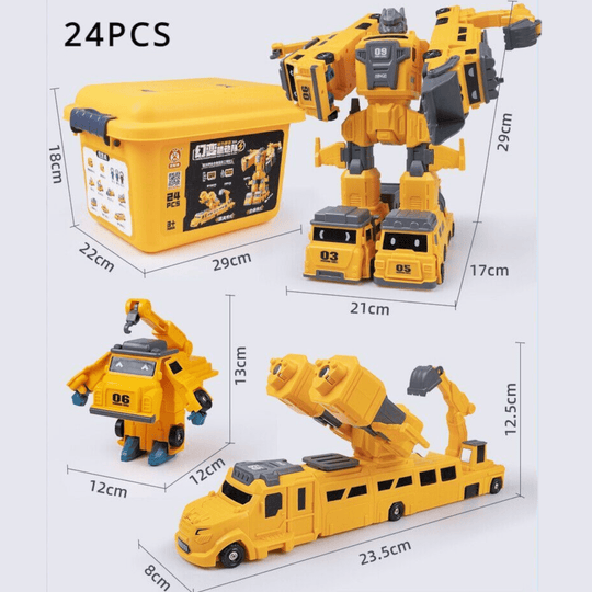 24 - dijelni Magnetni Transformers Set - Zoro