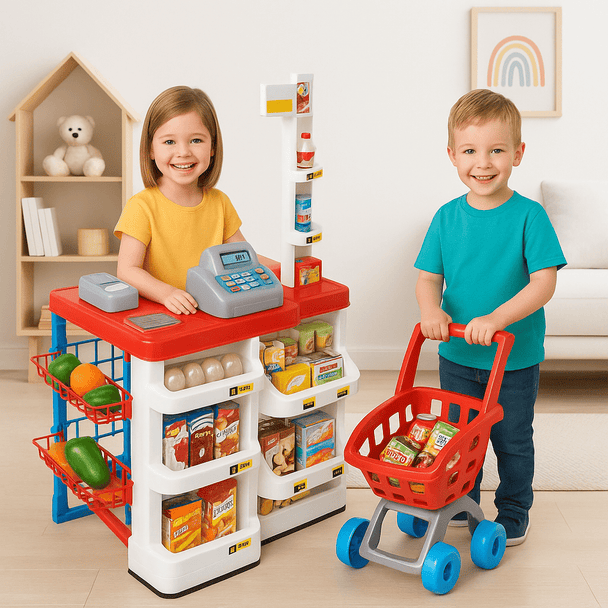 24 - Dijelni Set Električni Trgovački Pult za Djecu - Zoro