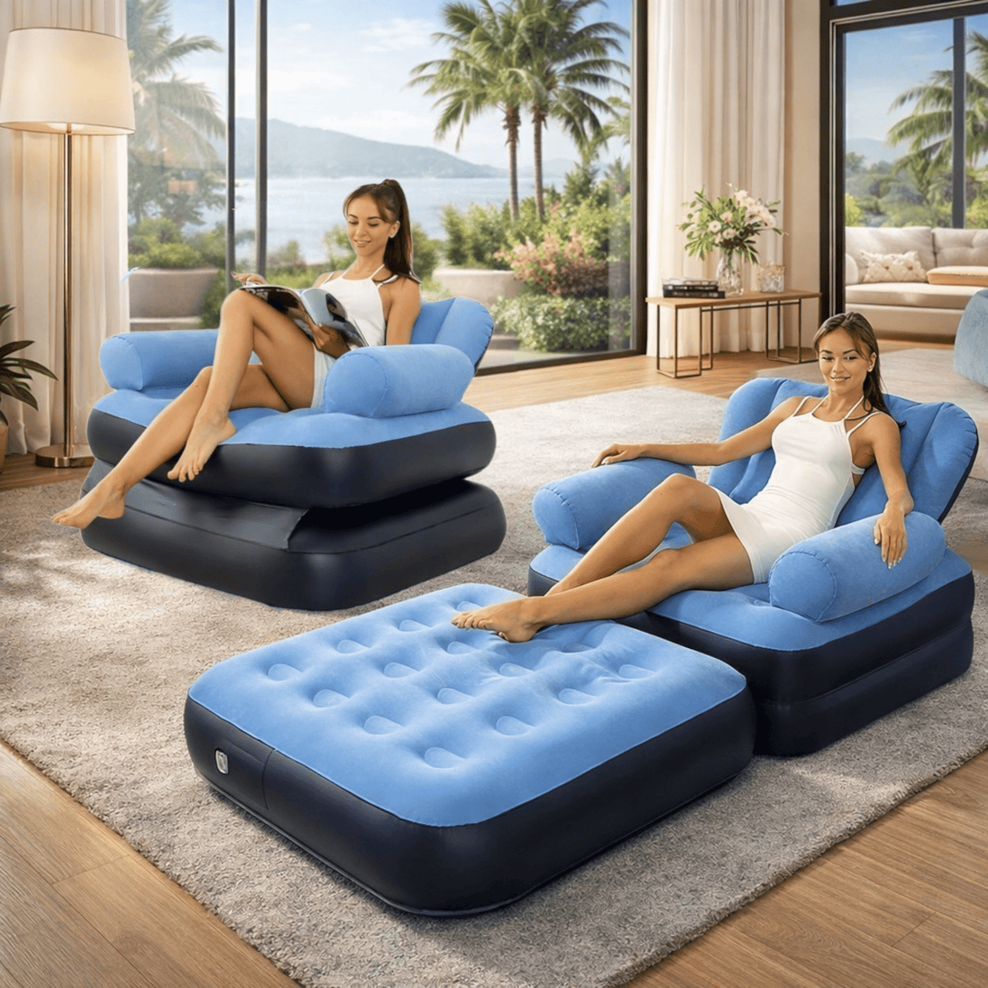2u1 Fotelja Sofa na Napuhavanje - Zoro