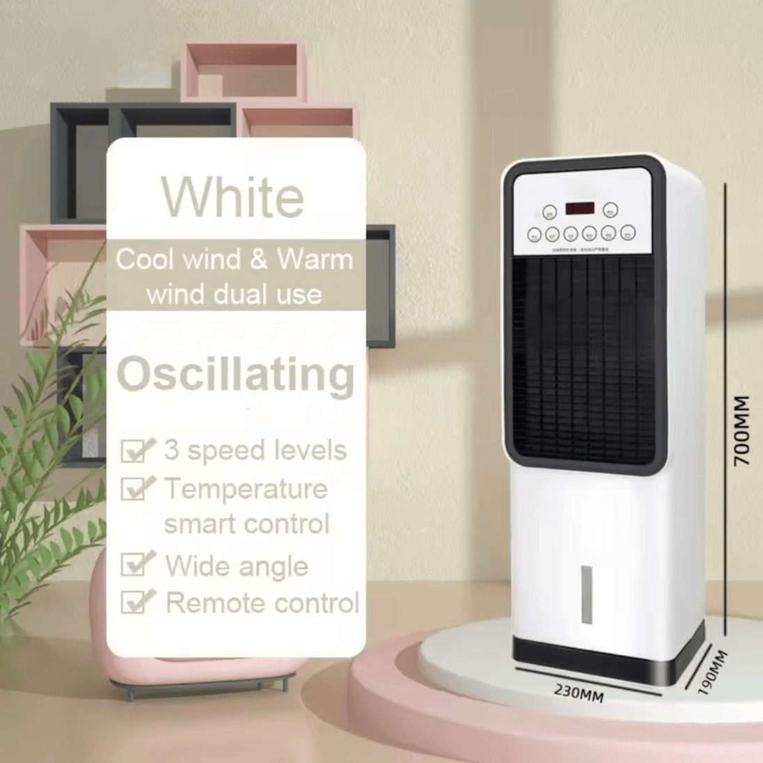 2u1 Prijenosna Grijalica – Klima "DMWD" - Zoro