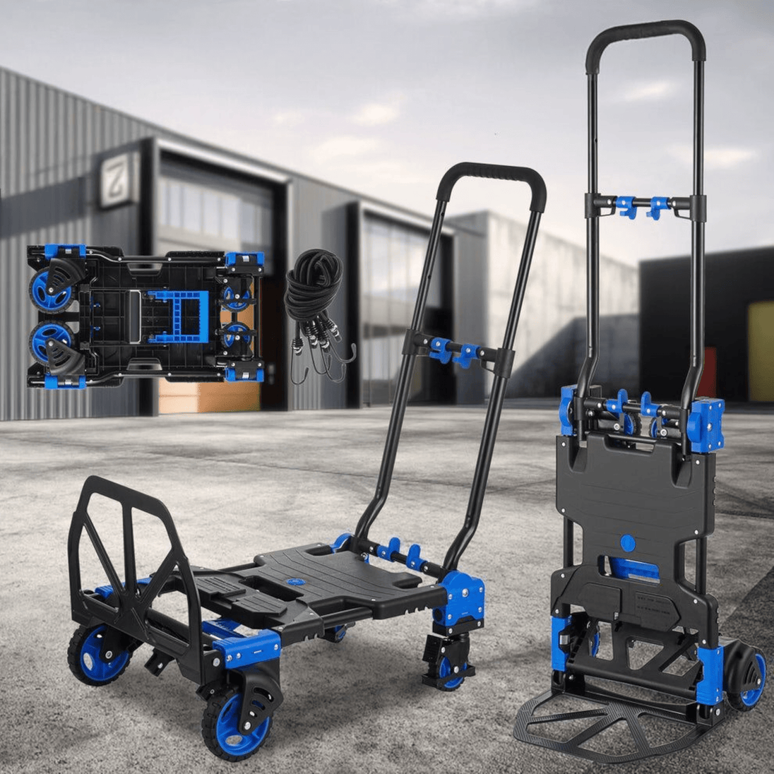 2u1 Sklopiva platforma i ručna kolica - Zoro