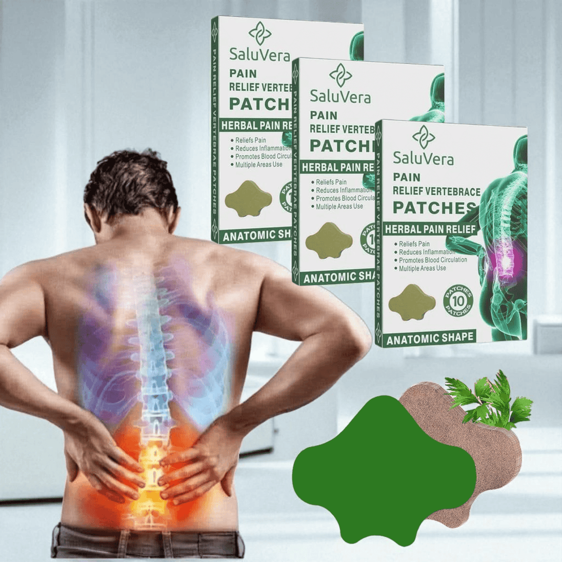 3 paketa Flastera za ublažavanje bolova (30 flastera) - Zoro