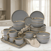 32 - dijelni Keramički Set "Gold Grey" - Zoro