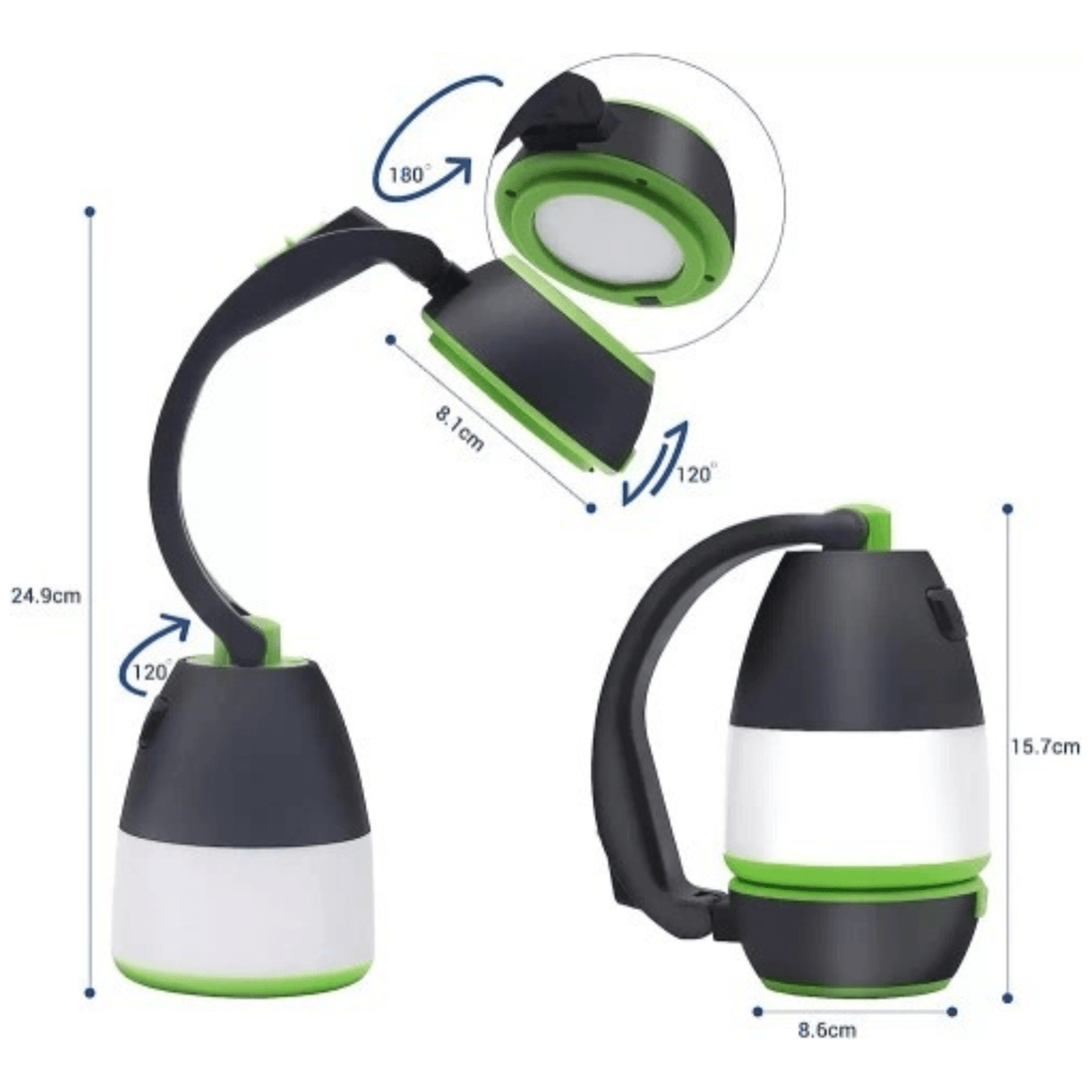 3u1 LED Lampa "HWL - 005" - Zoro