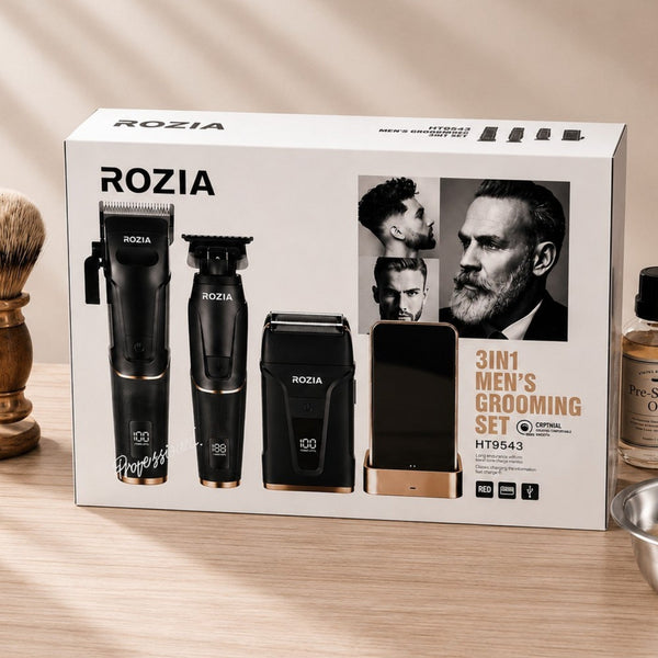 3u1 Profesionalni set za šišanje i brijanje "Rozia HT9543" - Zoro