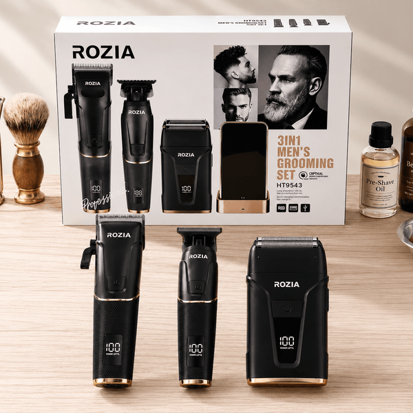 3u1 Profesionalni set za šišanje i brijanje "Rozia HT9543" - Zoro