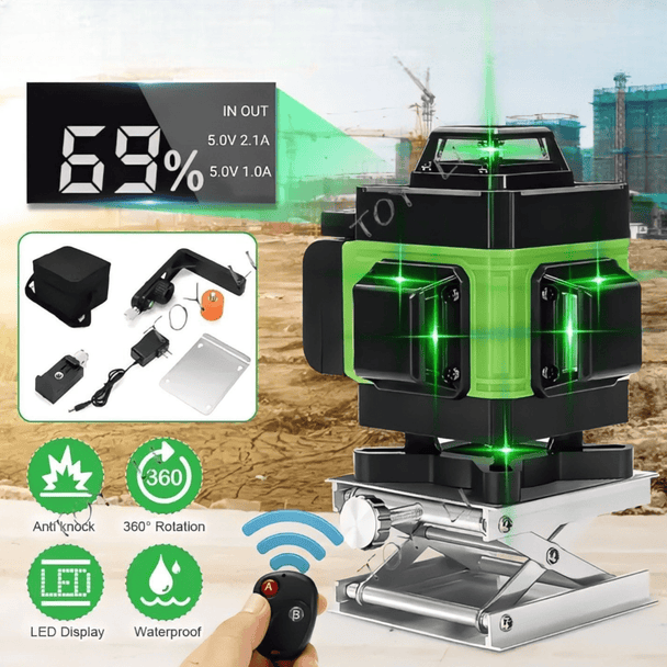 4D Digitalni Laser za Nivelaciju – 16 Linija - Zoro