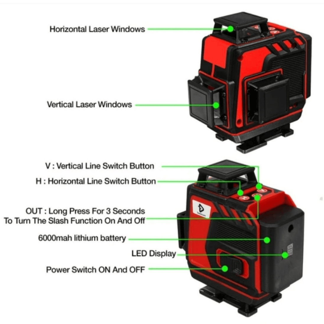 4D Laser za Nivelaciju 360° - Zoro