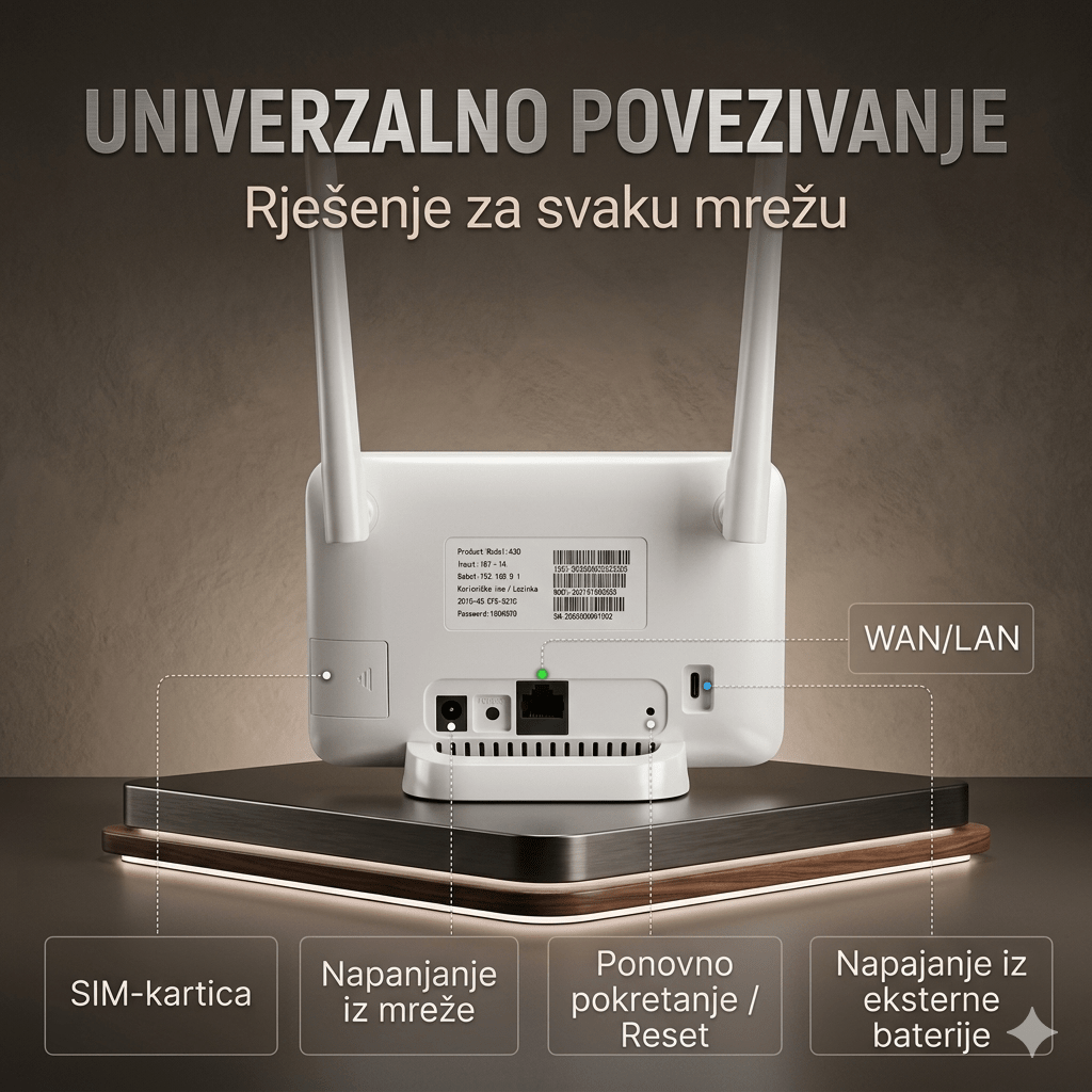 4G LTE WiFi Ruter 300 Mbps - Zoro