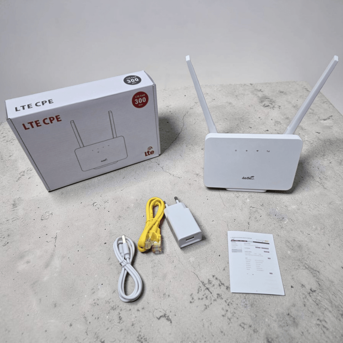 4G LTE WiFi Ruter 300 Mbps - Zoro