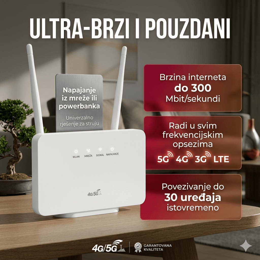 4G LTE WiFi Ruter 300 Mbps - Zoro