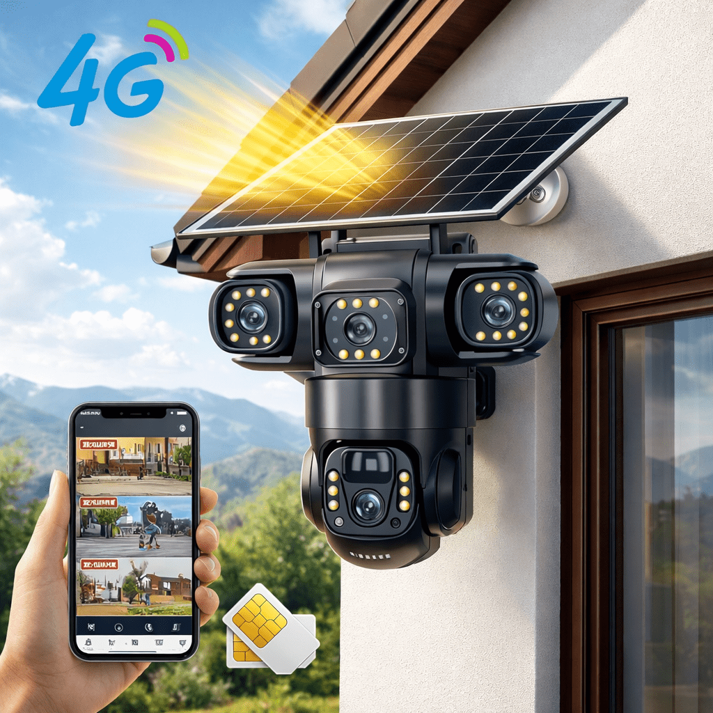 4G Pametna Solarna Kamera "V380" - Zoro