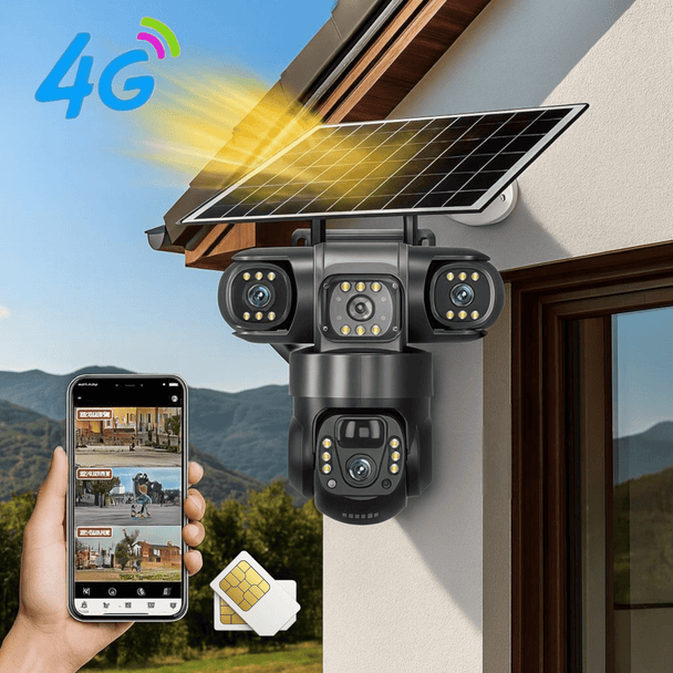 4G Pametna Solarna Kamera "V380" - Zoro