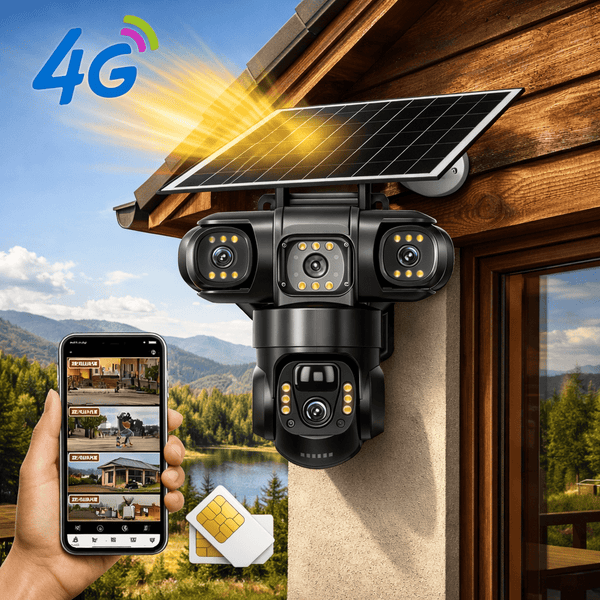 4G Pametna Solarna Kamera "V380" - Zoro
