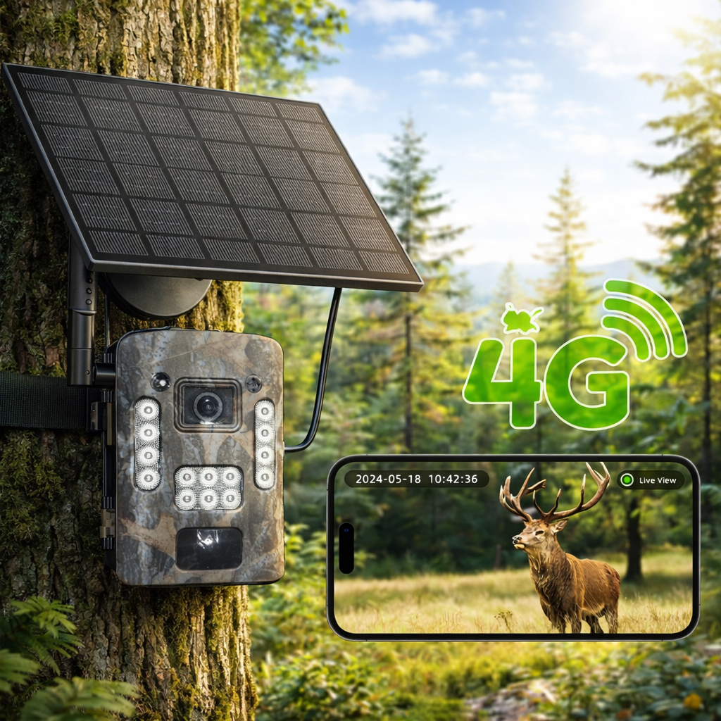 4G Solarna Kamuflažna Lovačka Kamera - Zoro