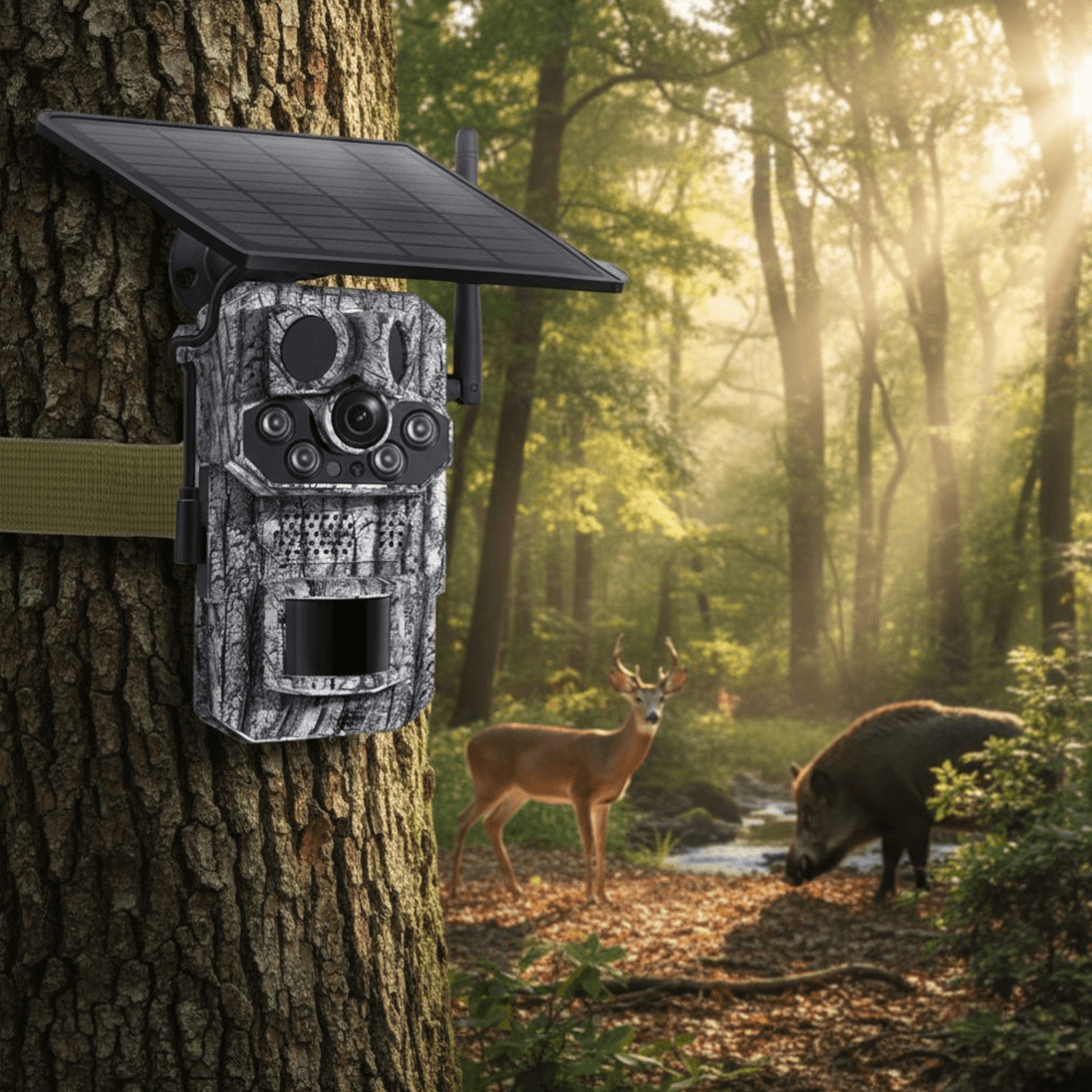4G Solarna Kamuflažna Lovačka Kamera - Zoro