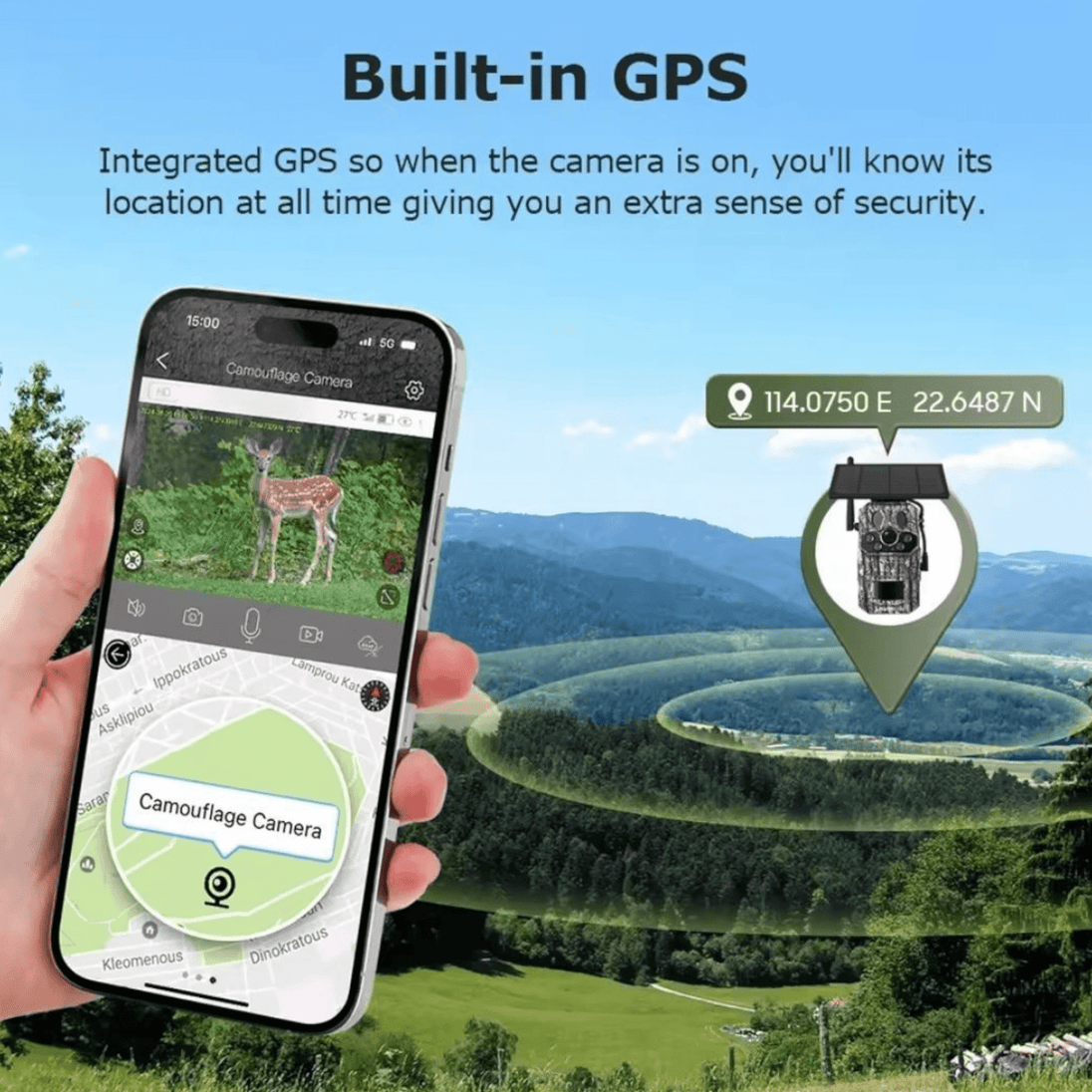 4G Solarna Kamuflažna Lovačka Kamera - Zoro