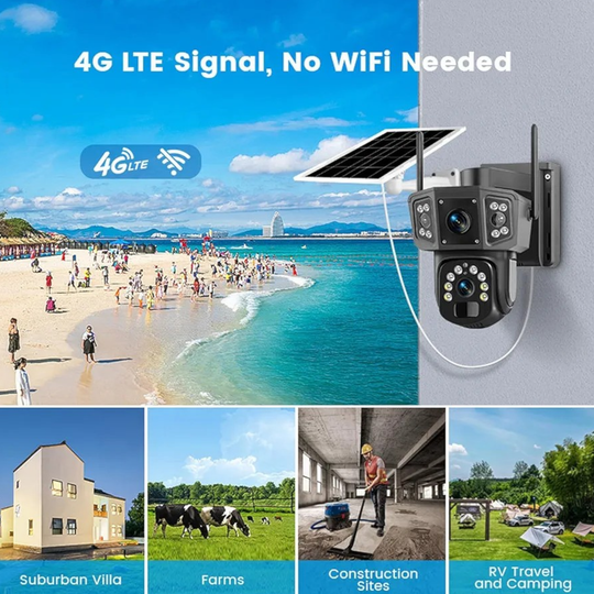 4G Solarna PTZ Kamera na Sim Karticu - Zoro