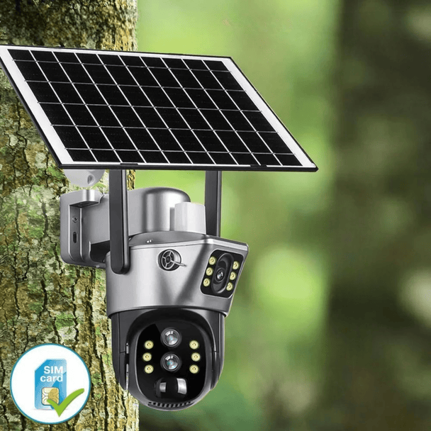 4K 8MP Solarna Dvostruka Kamera 4G - Zoro