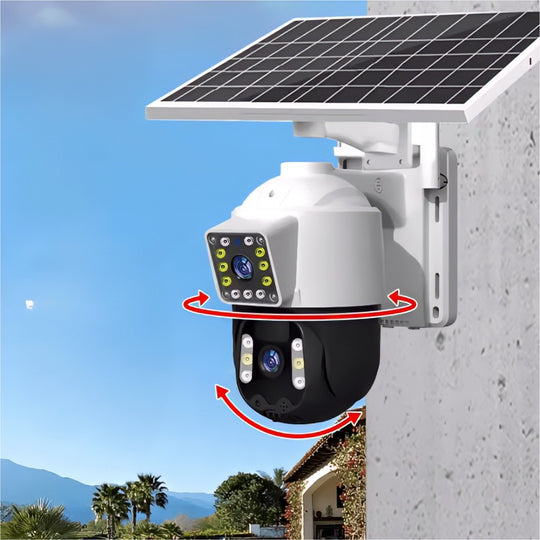4K 8MP Solarna Dvostruka Kamera WIFI - Zoro