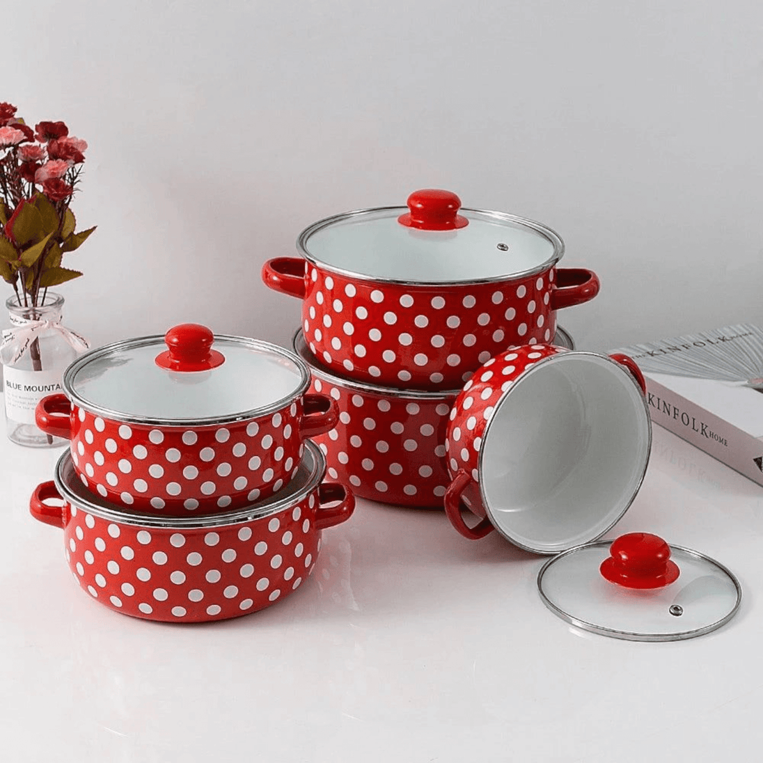 5 - dijelni Set šerpi emajl - Zoro