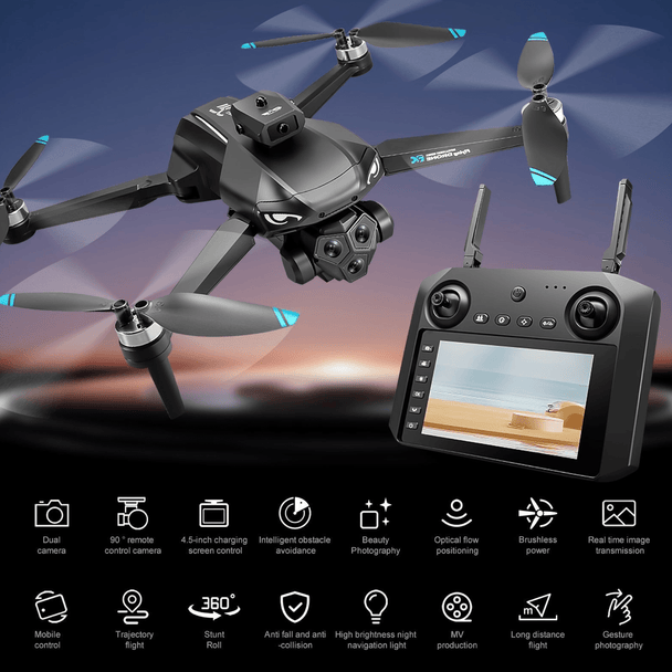 5G dron s HD kamerom, display na daljinskom "M33 Max" - Zoro