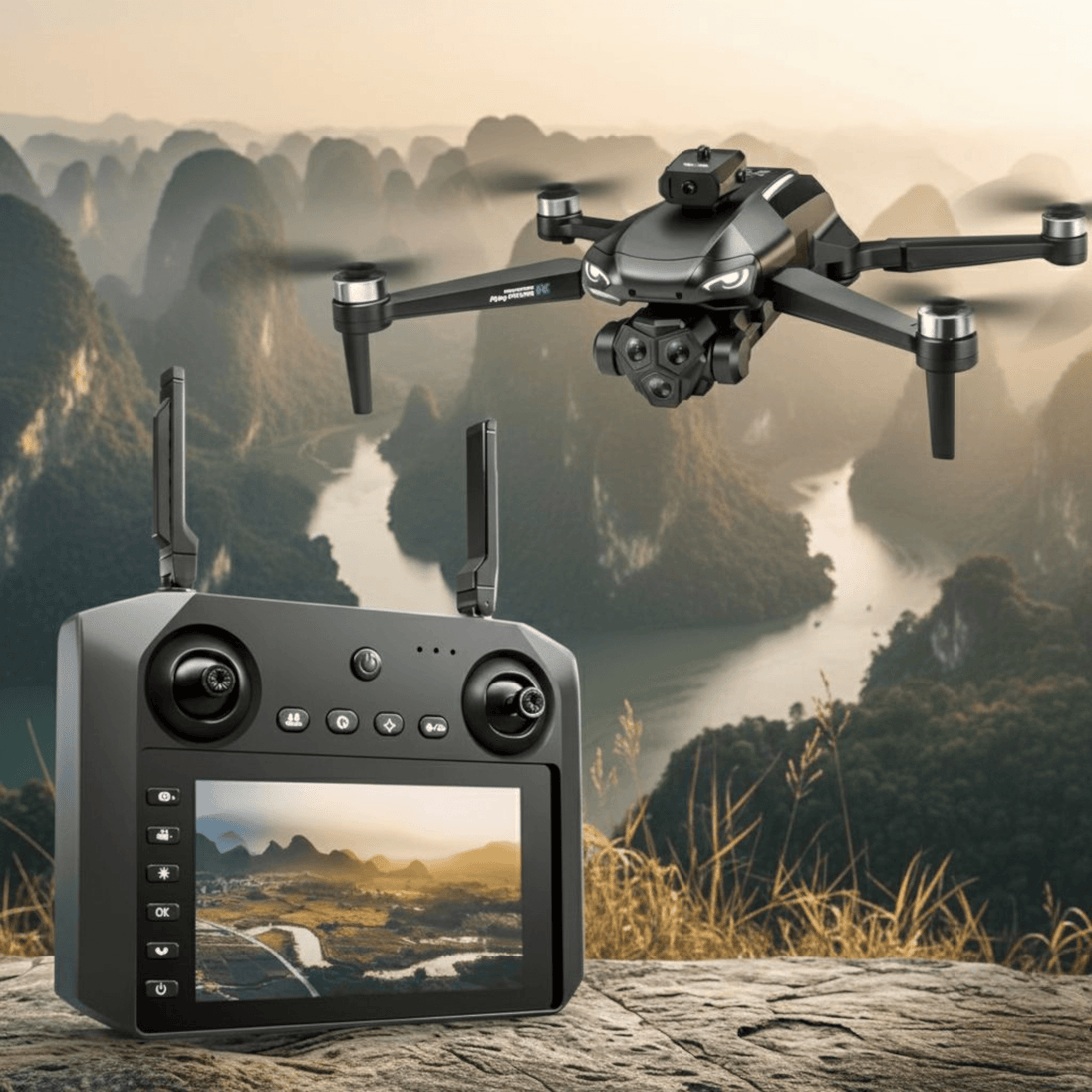 5G dron s HD kamerom, display na daljinskom "M33 Max" - Zoro