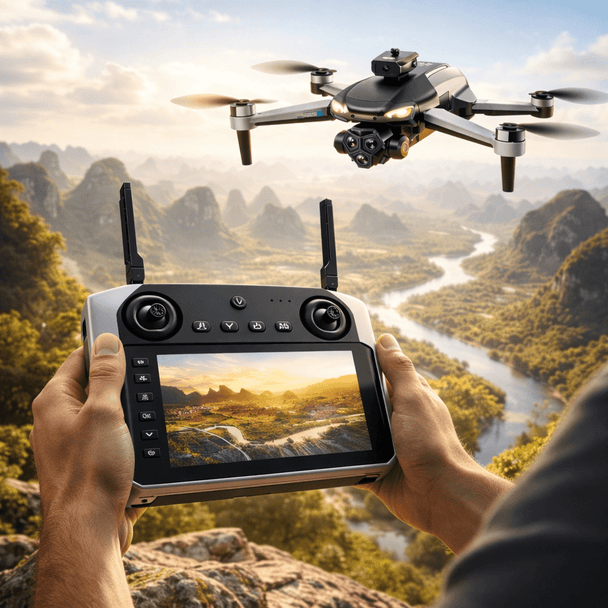 5G dron s HD kamerom, display na daljinskom "M33 Max" - Zoro