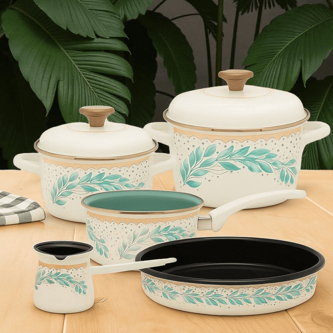 5u1 set emajl posuđa "Metalac" - Zoro