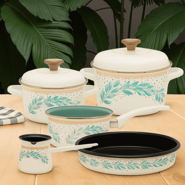 5u1 set emajl posuđa "Metalac" - Zoro