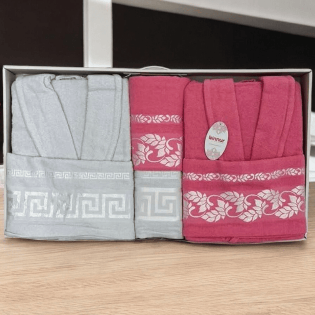 6 - dijelni Poklon set Ogrtača "Binnur" - Zoro