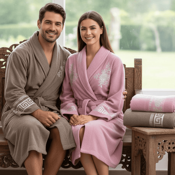 6 - dijelni Poklon set Ogrtača "Binnur" - Zoro