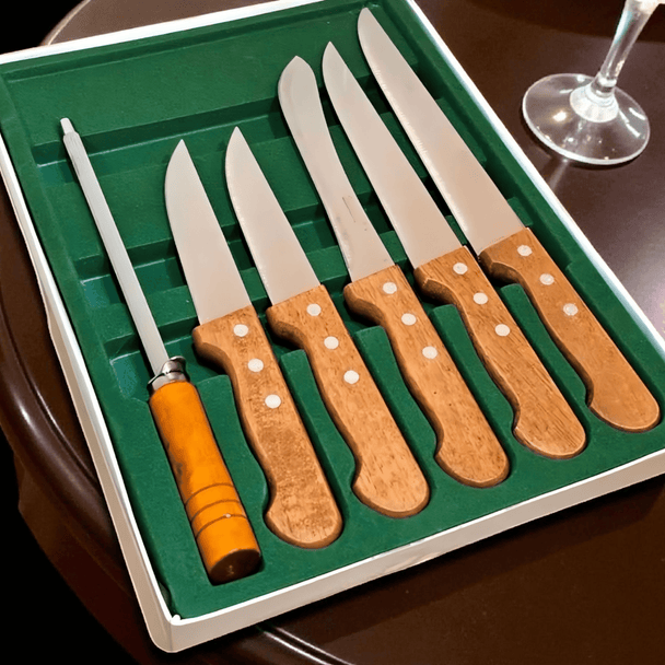 6 - dijelni set noževa "Wood" - Zoro