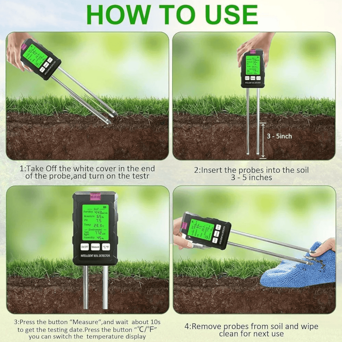 6u1 Pametni Tester za Tlo - Zoro