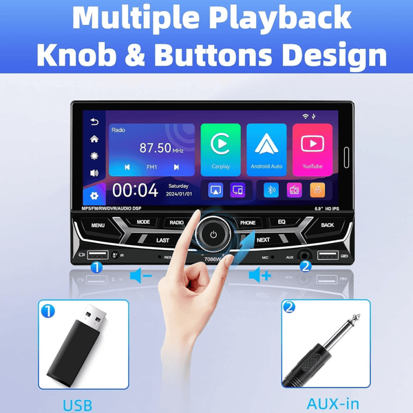 7" Auto Multimedija 7086W - Zoro