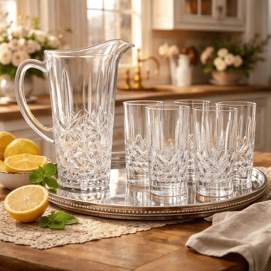 7 - dijelni Set Bokal i Čaše "Deli Glassware" - Zoro