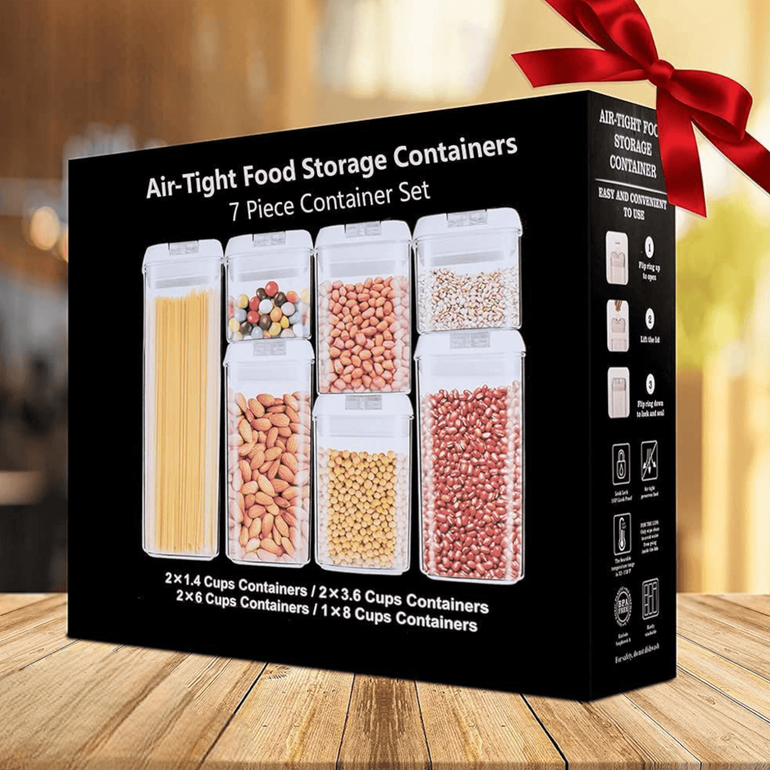 7 - dijelni set hermetičkih posuda za hranu - Zoro