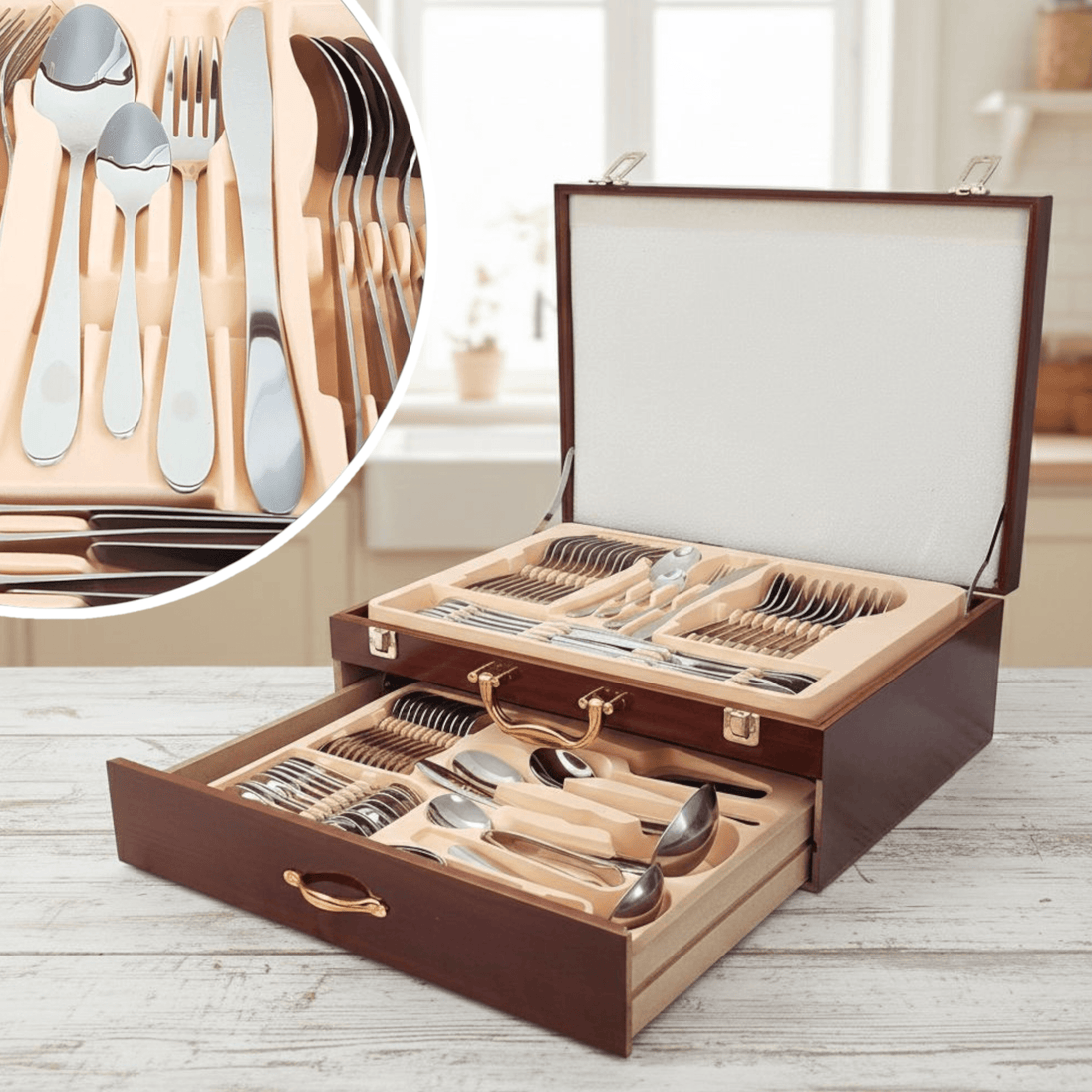 72 - dijelni Escajg u Koferu “Premium Silver” - Zoro