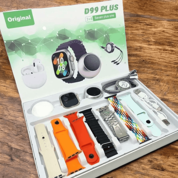 7+4 Pametni Set: Sat + Slušalice + Zvučnik "D99" - Zoro