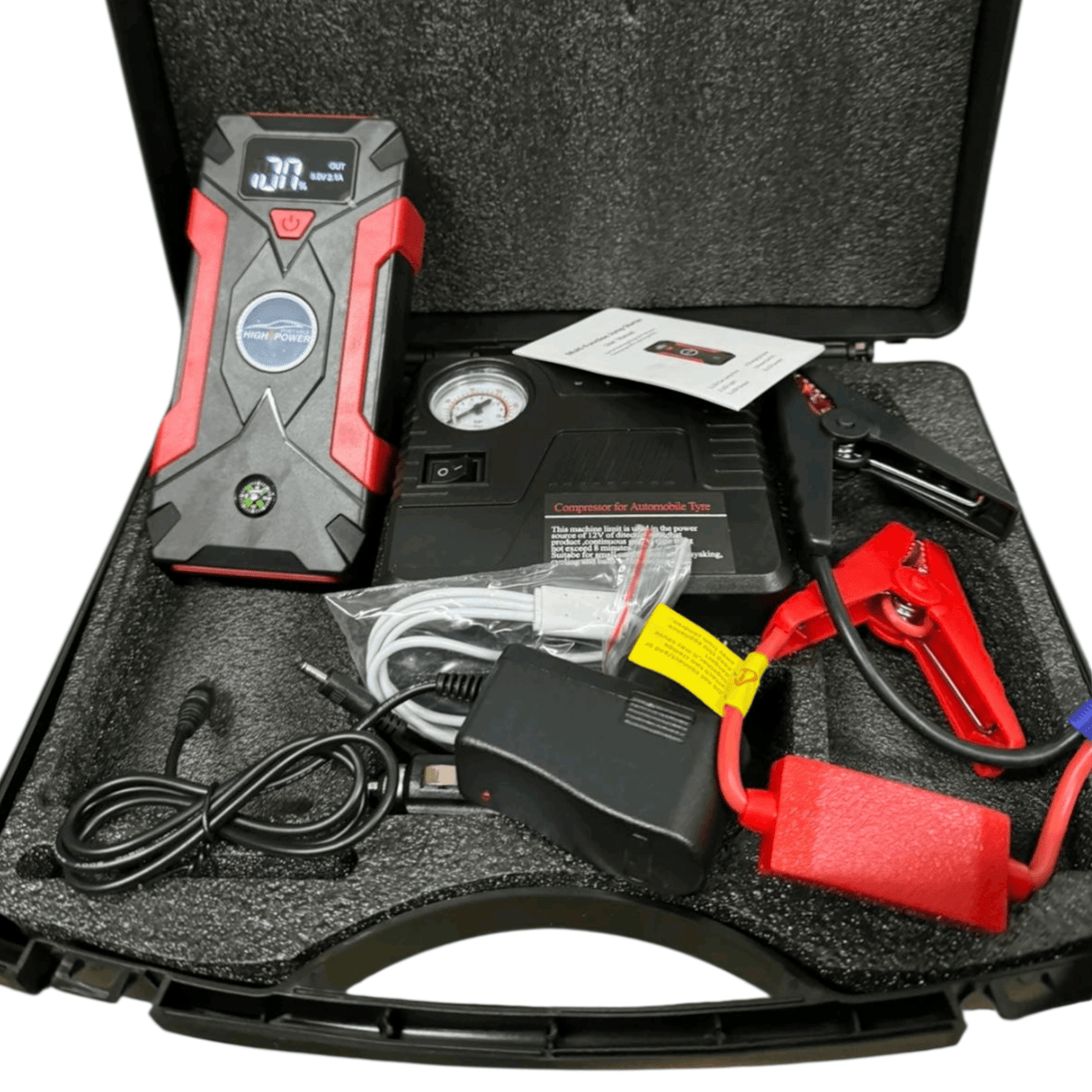 8u1 Auto Starter 16800mAh + KOMPRESOR - Zoro