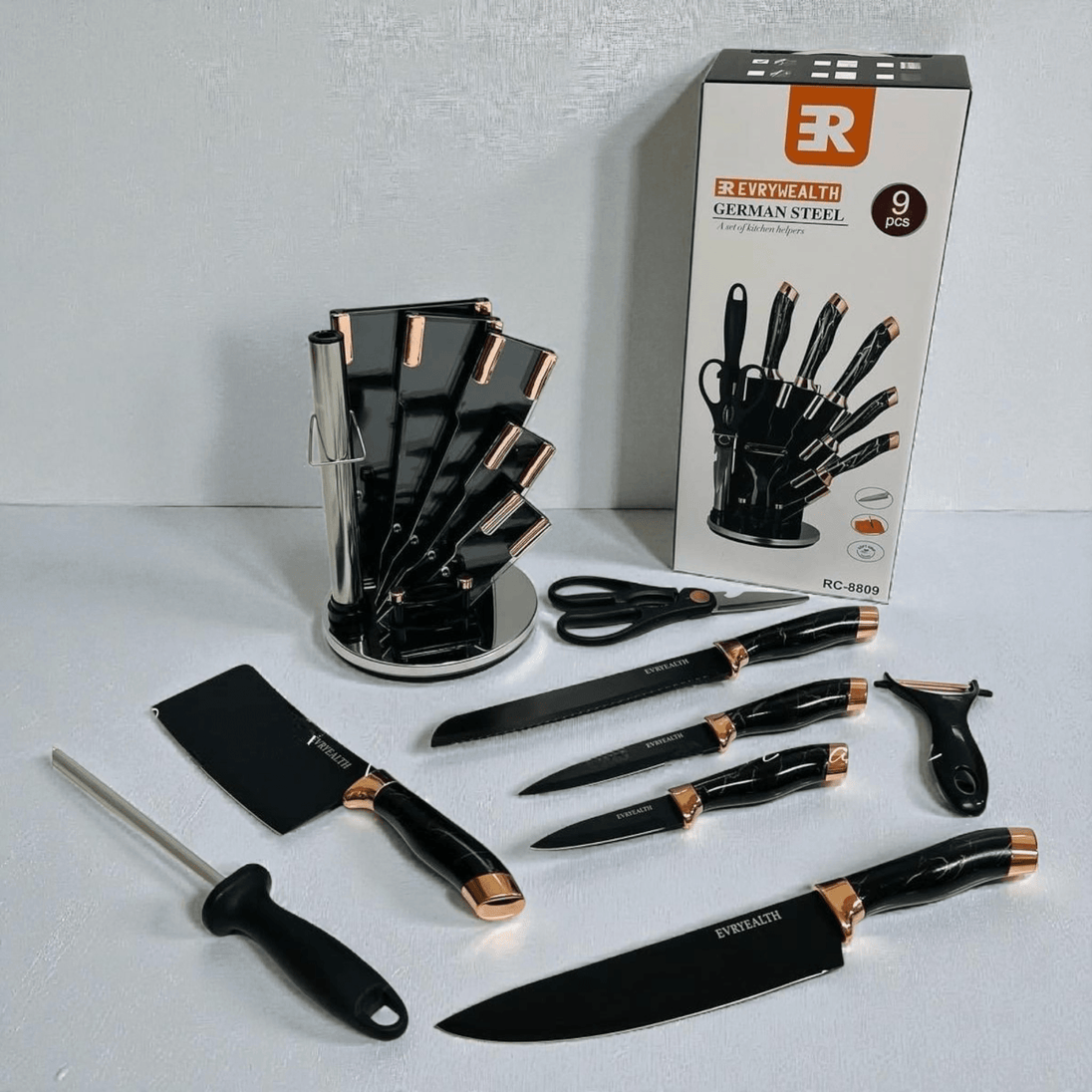 9 - dijelni Set noževa EVRYWEALTH - Zoro