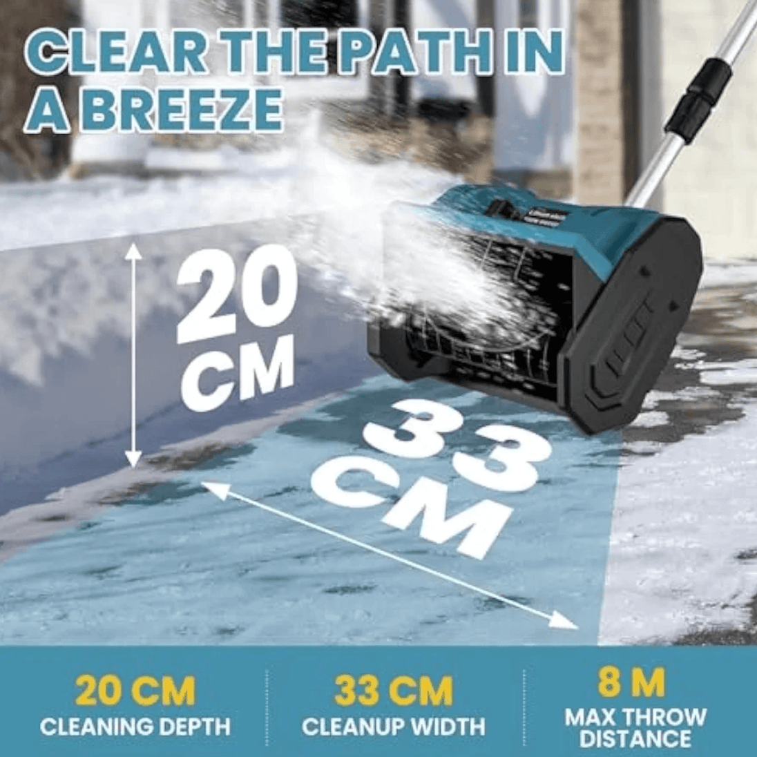 Aku Lopata za Snijeg 21V - Zoro